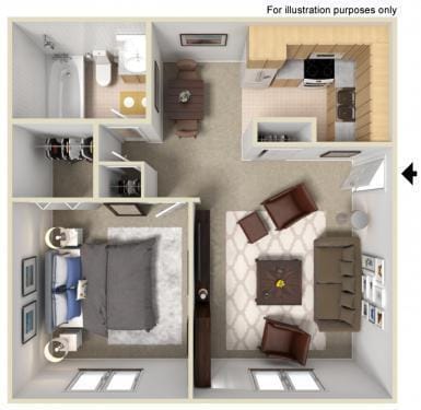 Interior Photo - Halsted Park Apartments
