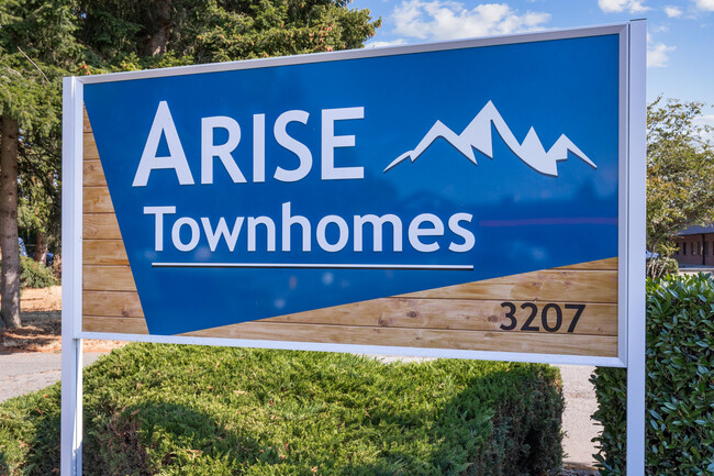 Arise Townhomes - Welcome Sign - Arise Townhomes