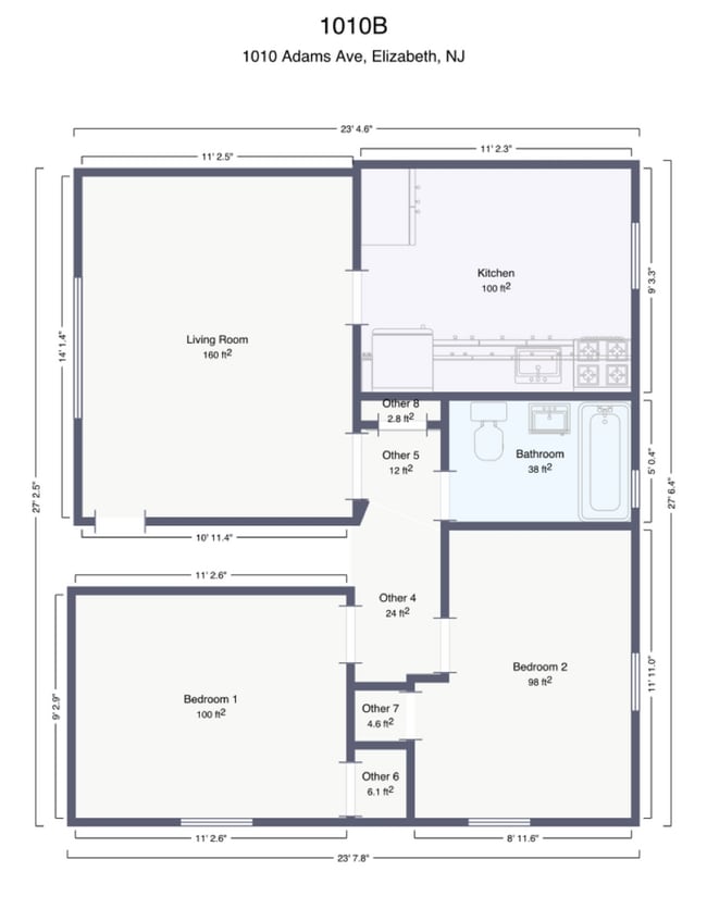 [Polycam Floor Plan] 1010B - Monroe Gardens
