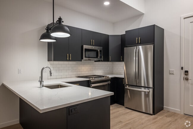 2BR, 2BA +Terrace - 1,463SF - Kitchen - Schuyler Lofts