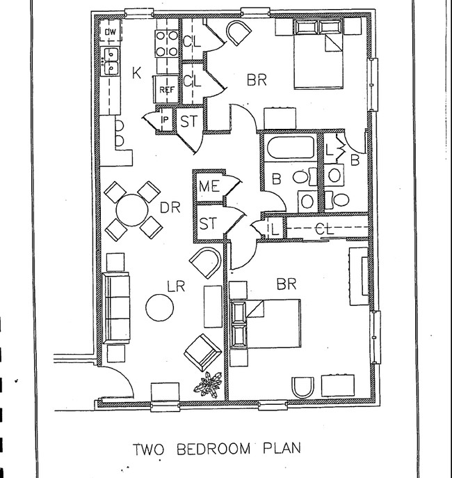 2BR/1.5BA - Willow Grove Apartments