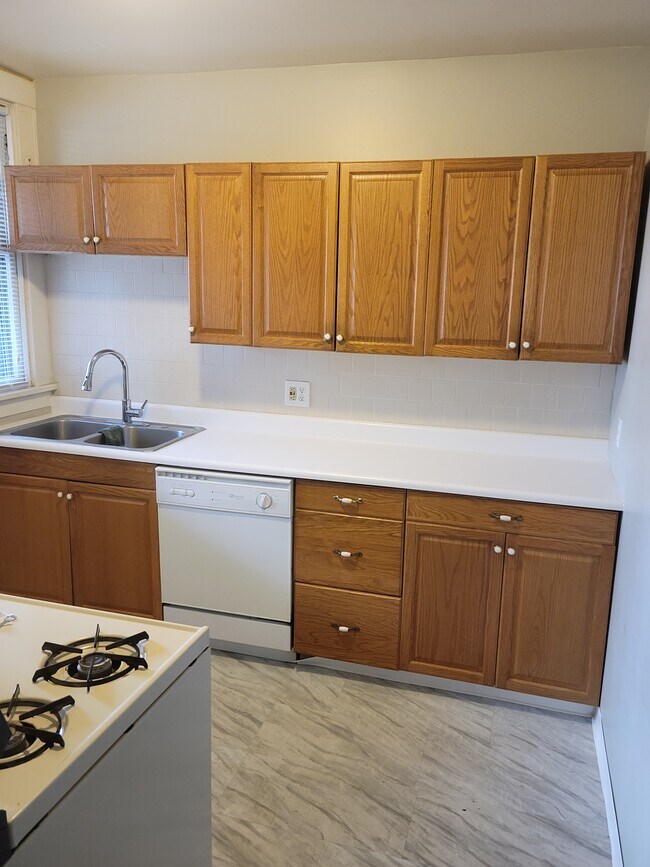 Great kitchen-dishwasher-abundant cabinets and counter space! - 271 Center Ave