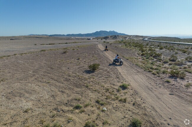Residents are very fond of off-roading in the desert.