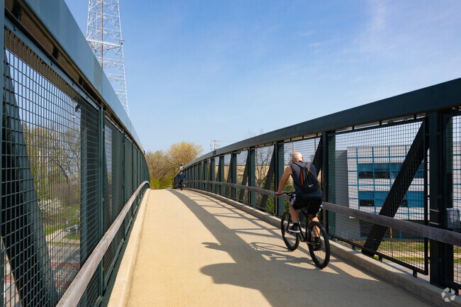 The Oak Leaf Trail passes through Whitefish Bay's western section.