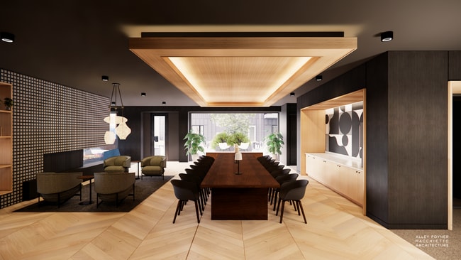 Elevated Study Spaces and Coffee Bar - FRAME Apartments