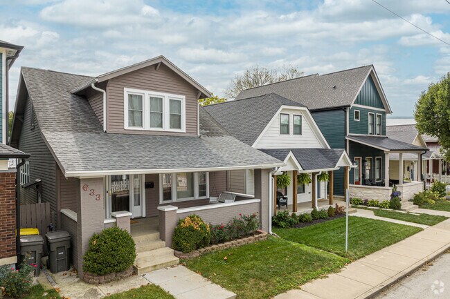 Bungalows are a common style.