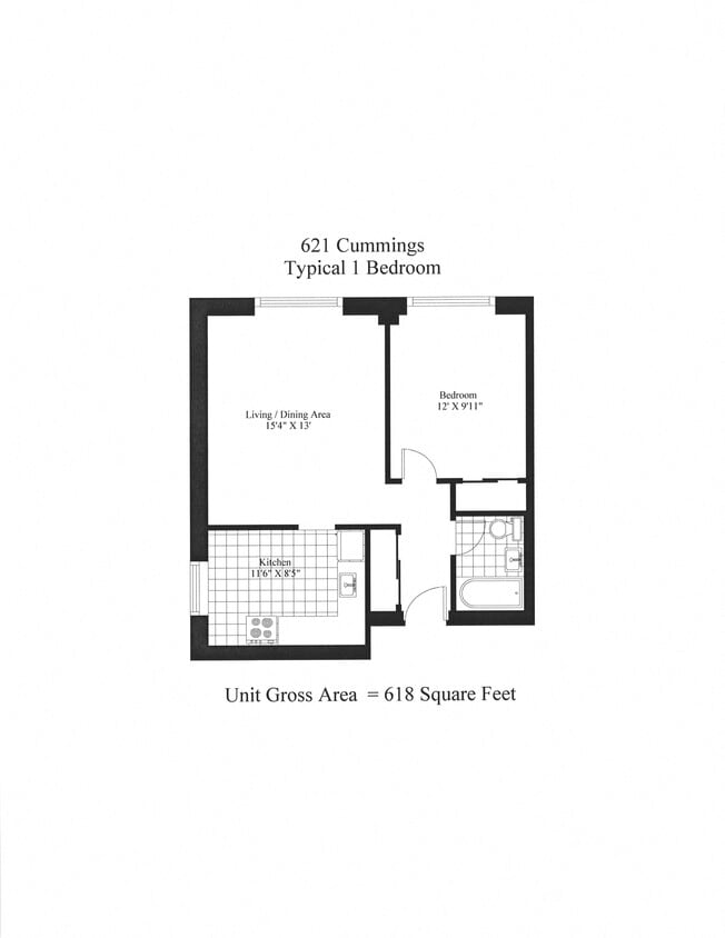 Floorplan - 621 Cummings Avenue