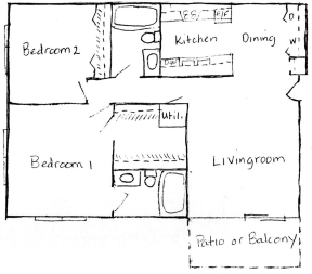 2HAB/2BA - Nixa Place Apartments