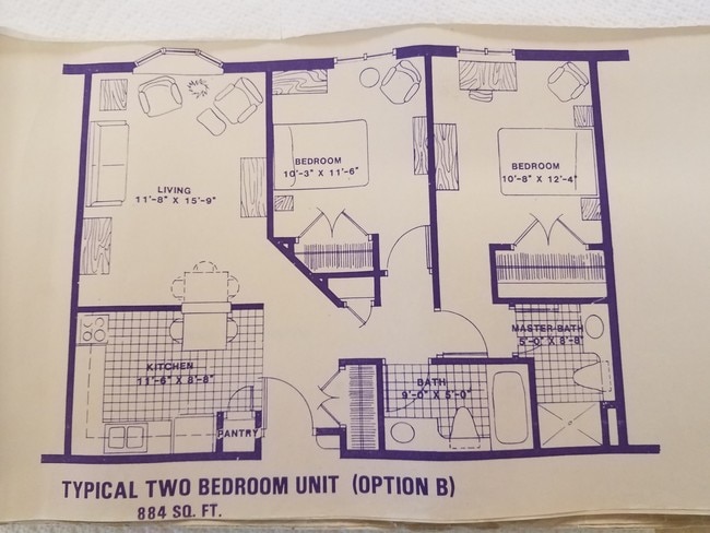 Floorplan - Flambeau Village Apartments