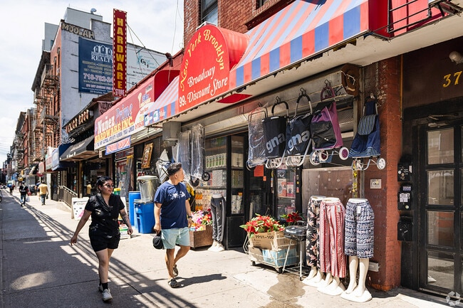 Broadway in South Williamsburg is lined with a variety of shops and restaurants.