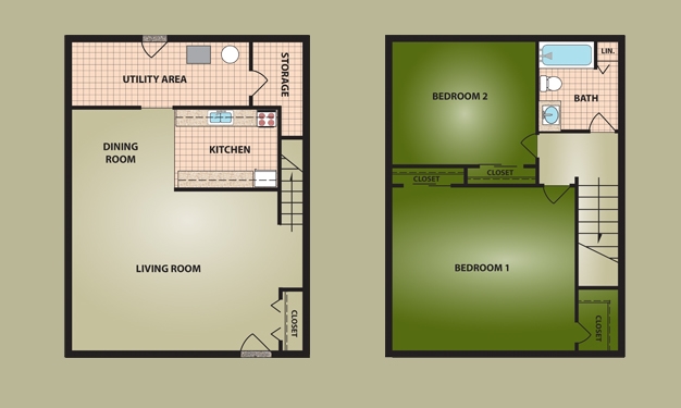 Plano de planta - Ronez Manor Apartments