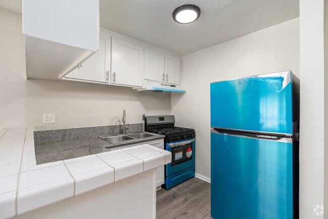 1HAB, 1BA - 670 ft² - Cocina - The Allure Apartment Homes
