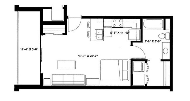 The Ideal Apartments Madison Wi Floorplan The Ideal
