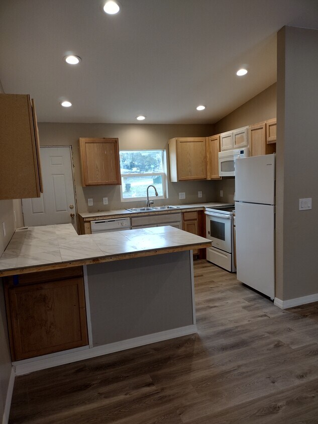 Cabinets: finish in process - 104 Neil Ct