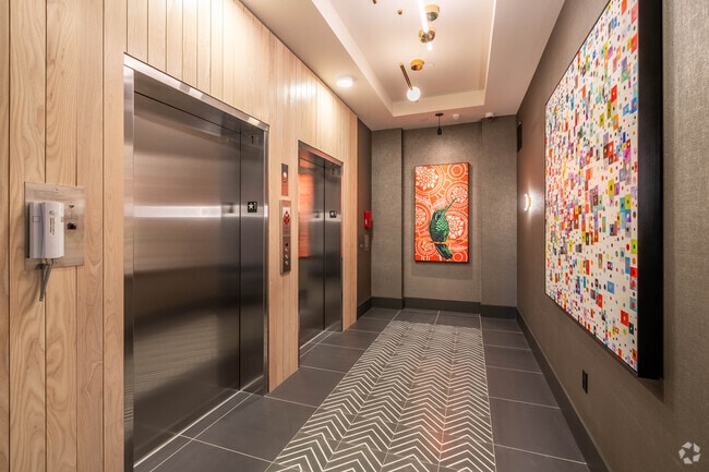 Lobby Elevators - Gables Queen Anne