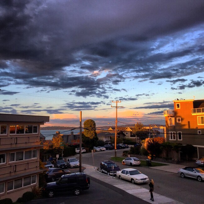 View from outside the front of the unit - 3151 Alki Avenue Southwest