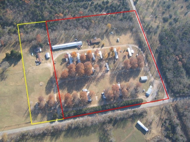 Aerial Photo - Beautiful Wooded Mobile Home Lake Community