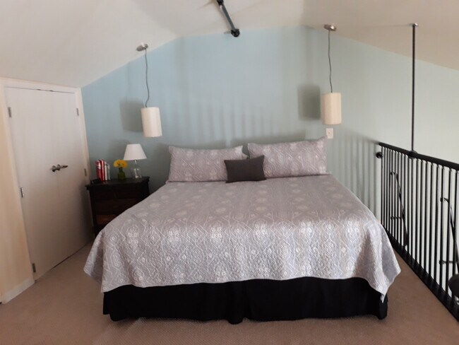 Mezzanine area - use for sleeping or office - 208 East Main Street