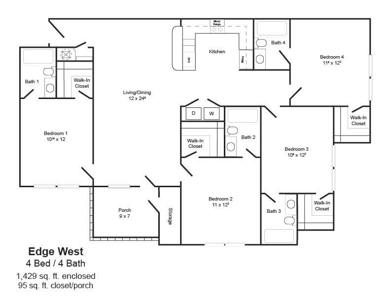Actual Floor Plan - 730 W Magnolia Ave