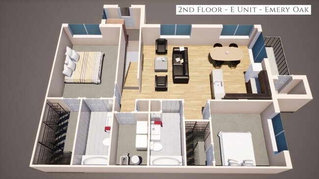 Foto del edificio - Emery Oak- 2Br/2Ba Rental Home - Second Floor