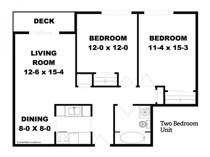 2HAB/1BA - Lake Mallalieu Apartments