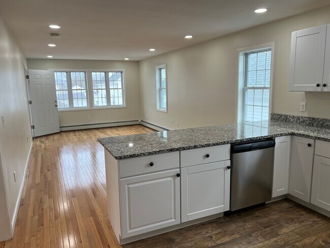 Open living room and kitchen - 76 Hall St
