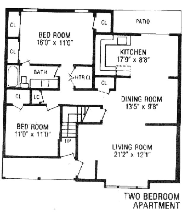 Floorplan - Carriage Run Apartments & Townhomes