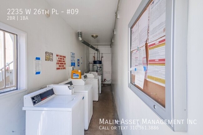 On-site Laundry - 2235 & 2245 W 26th Pl