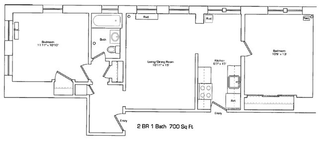Foto del edificio - 2-bedroom with H + HW
