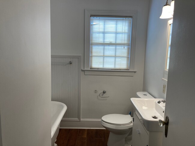 Downstairs Bath (clawfoot tub) - 101 Park Dr