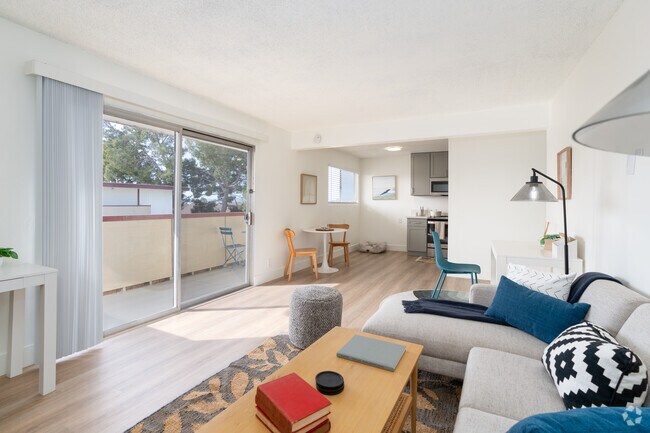 1BA, 1BA - 800SF - Sala de estar - ArtHaus Central