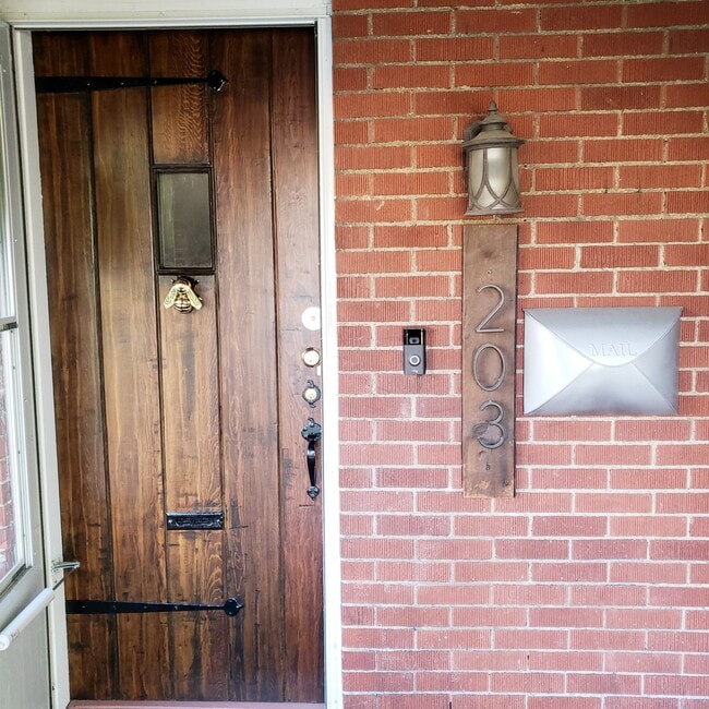 The home is equipped with the Ring Doorbell - 203 Richbarn