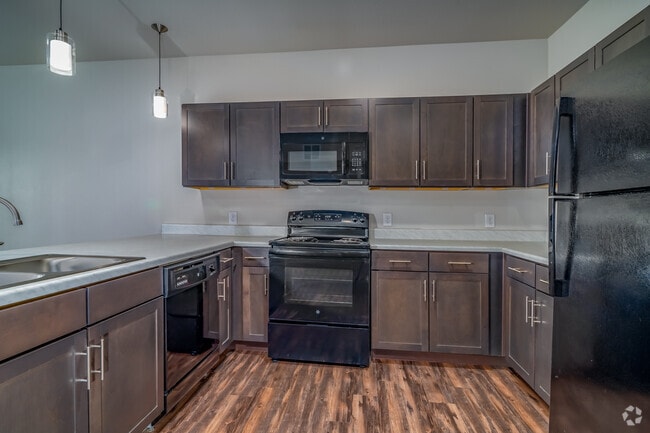 1BR, 1BA - 677SF - Kitchen - San Juan Mission Villas- After 55