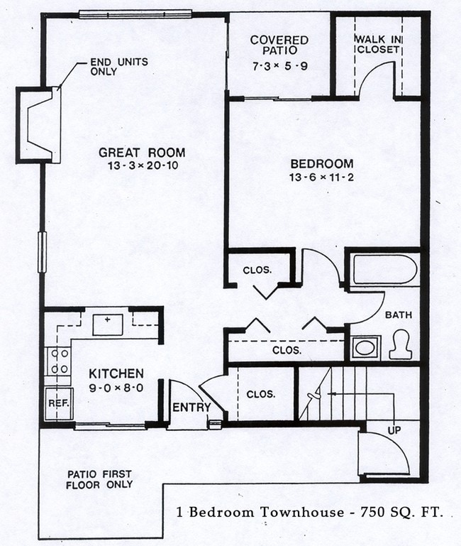 1 habitación/1 baño - Oxford Towne Apartments
