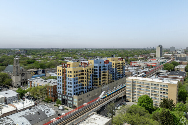 Aerial - Catalpa Garden Condominiums