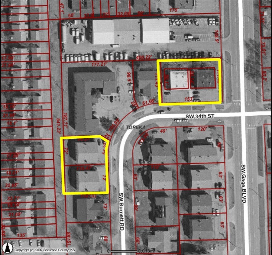Aerial Photo - 3401-3407 SW Burnett Rd
