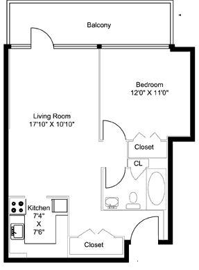 1BR/1BA - Imperial Towers
