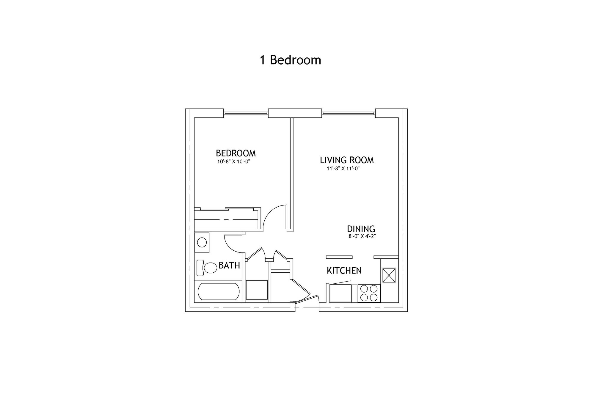 Sunset Apartments – 1 Bedroom