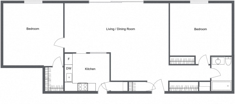 Wynwood Apartments – 2 bedroom 1 Bath