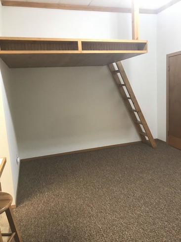 Bed loft in living room - 248 W Main St