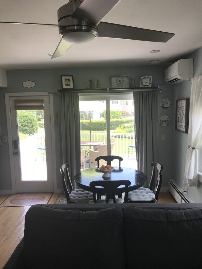 Dining Area with Slider to Deck - 55 Israel Head Rd