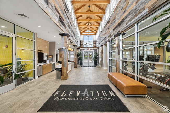 Lobby Photo - Elevation Apartments at Crown Colony