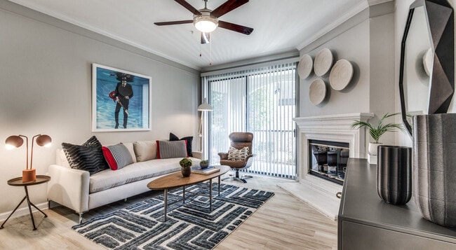 1HAB, 1BA - 807SF - Sala de estar - The Vincent