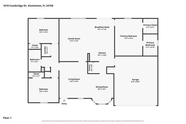 Foto del edificio - Spacious 3-Bedroom Kissimmee Home