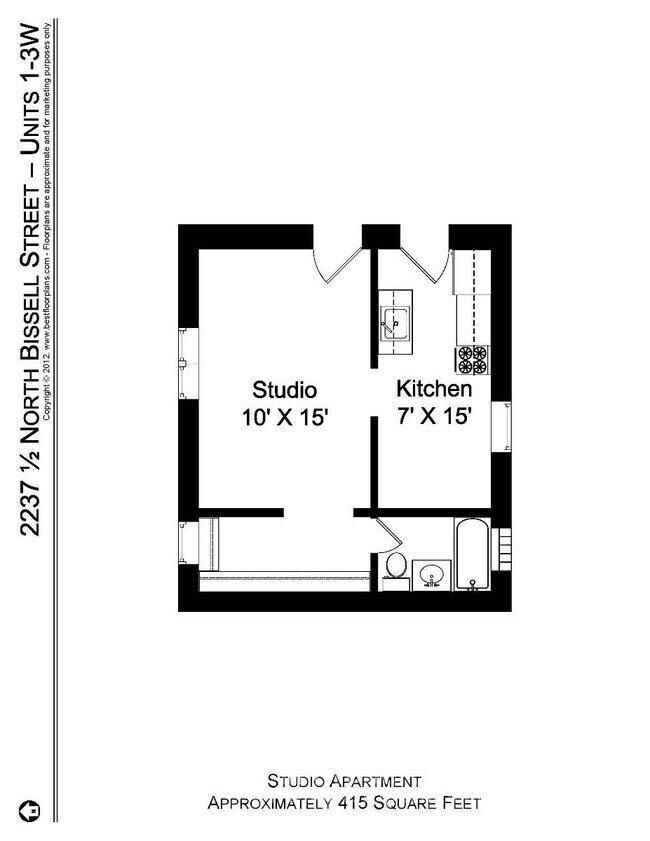 Foto del edificio - 2237 N Bissell St