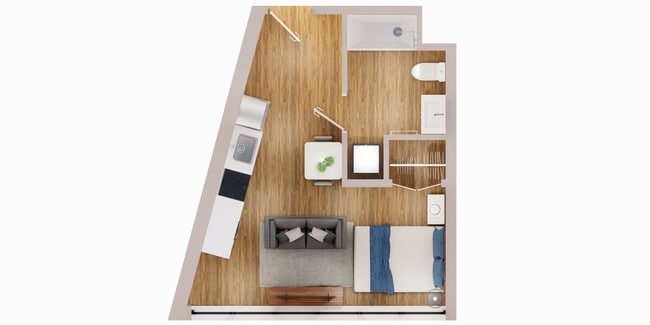 A2 - Studio - Eleven East Pleasant Apartments