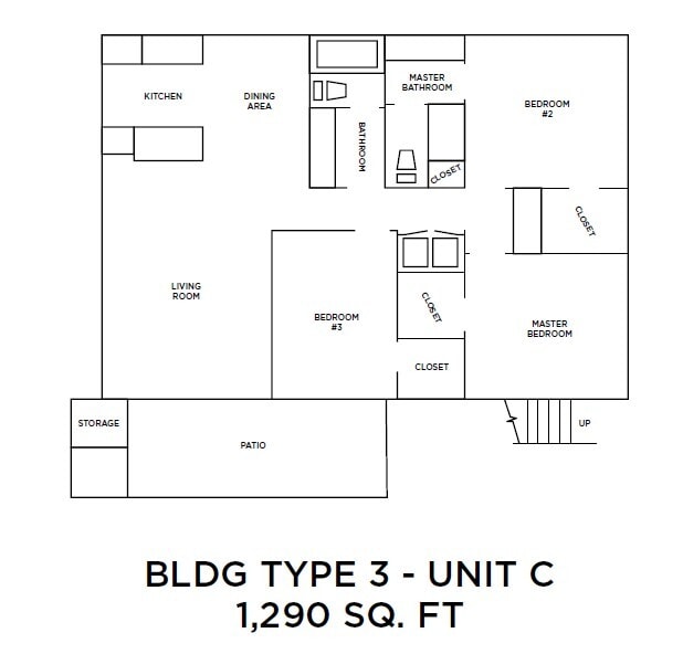 1290 SQ FT - Vineyard Springs Apartments