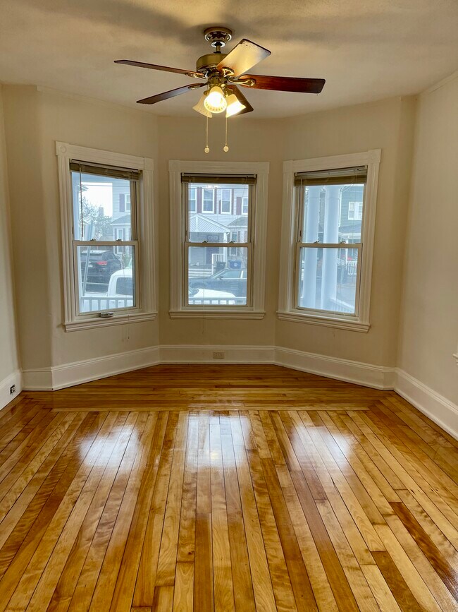 Living room. - 77 Linden St