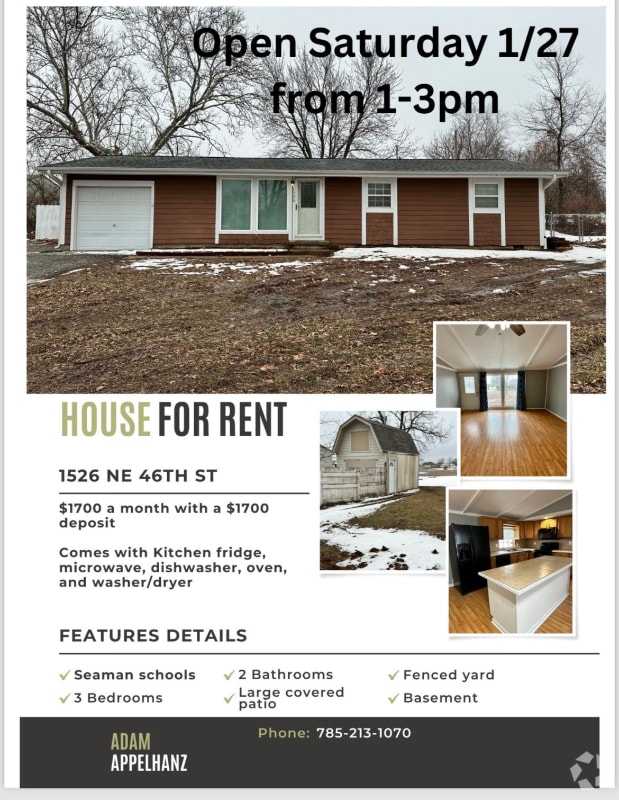 Pet Friendly Houses For Rent in Topeka, KS 12 Homes