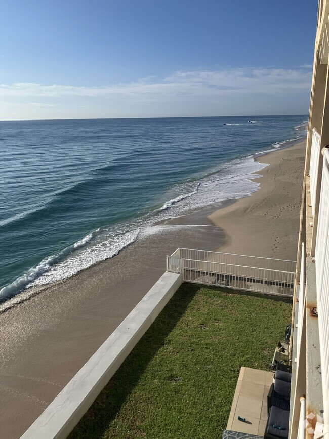 View from balcony - 4500 S Ocean Blvd